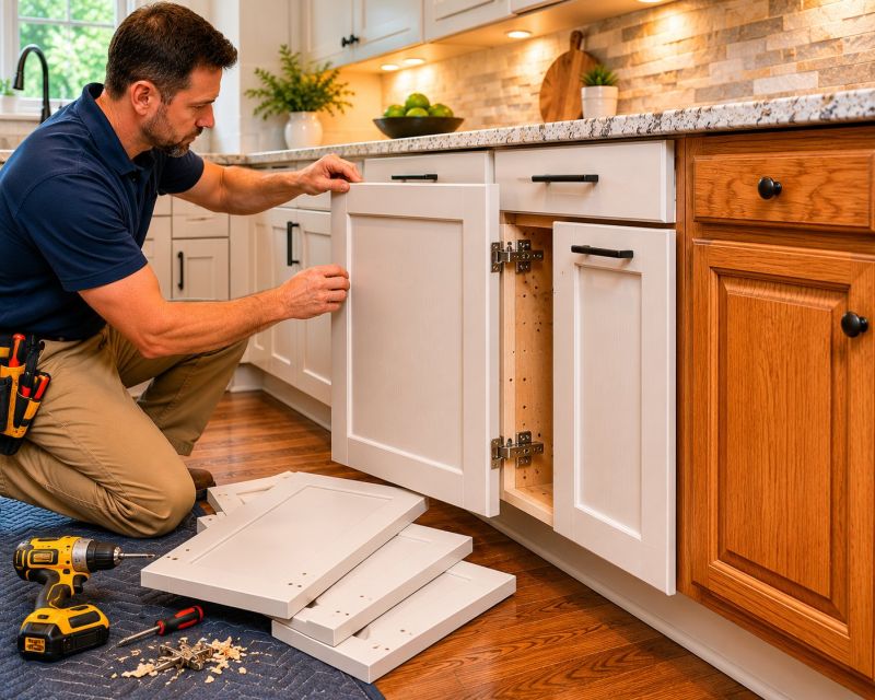 Oak Cabinet Remodeling in Dayton, OH